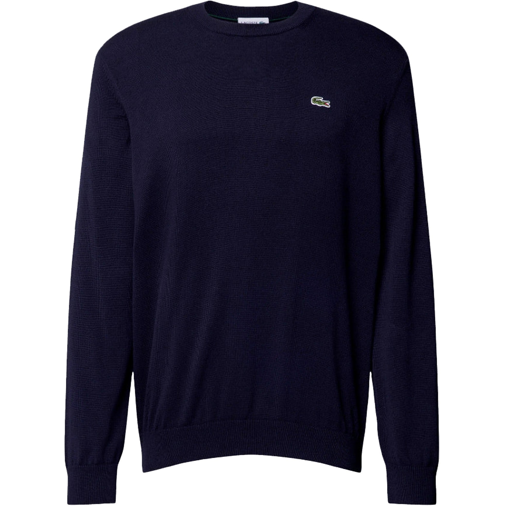 Pullover Uomo Navy in misto cotone, dal design minimal, a girocollo 