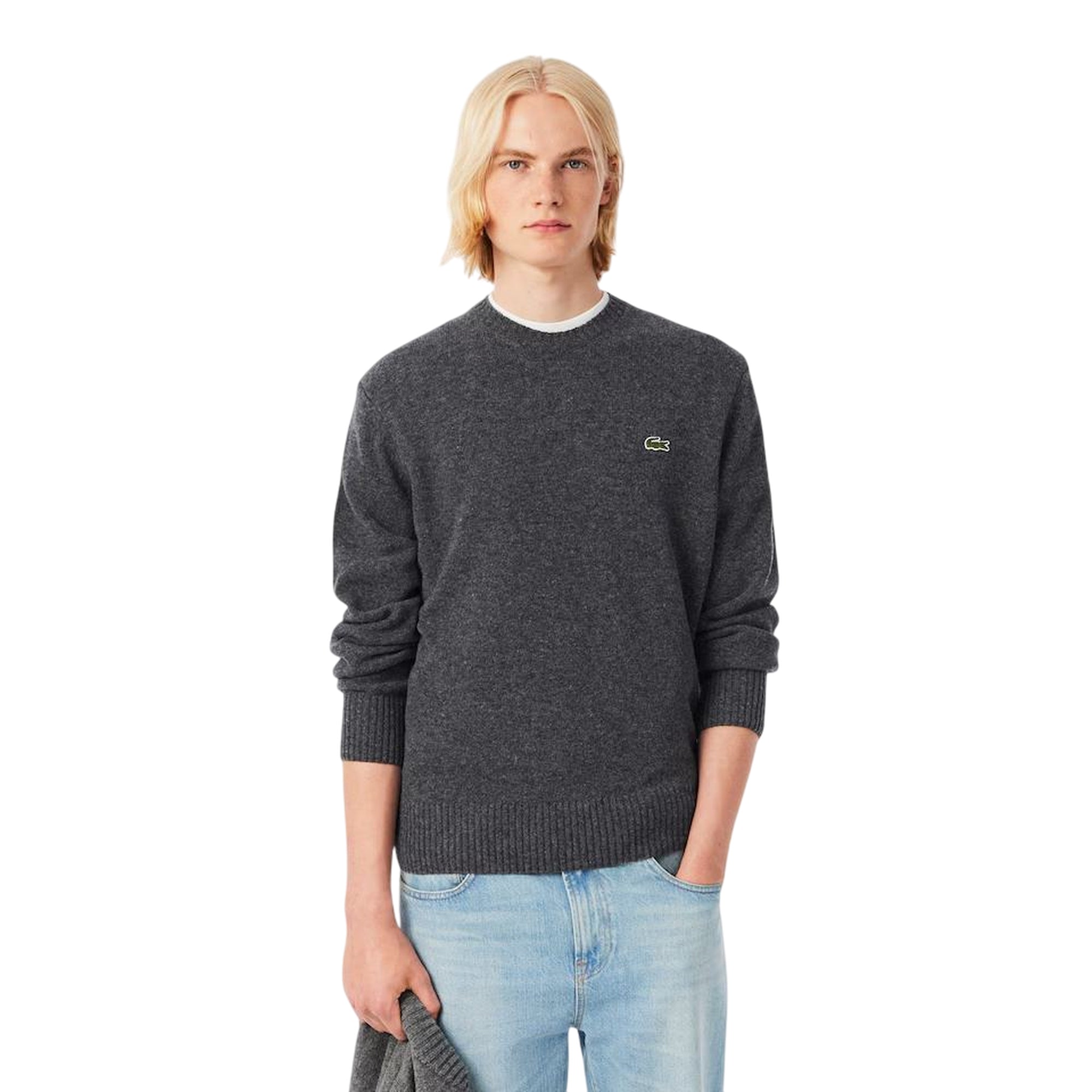 Maglione Uomo a girocollo Grigio