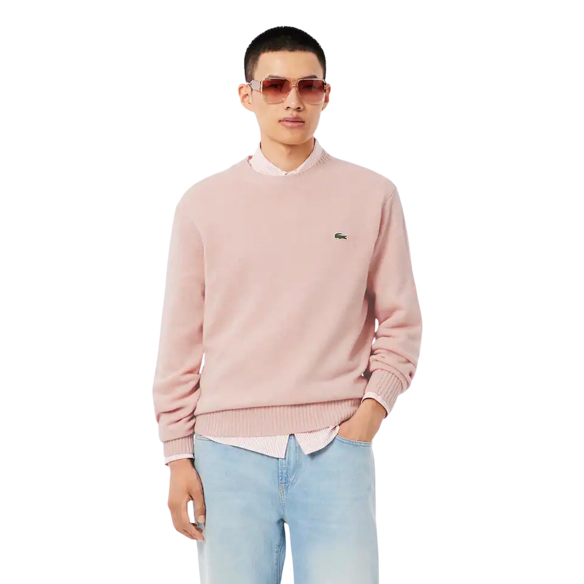 Maglione Uomo a girocollo Rosa