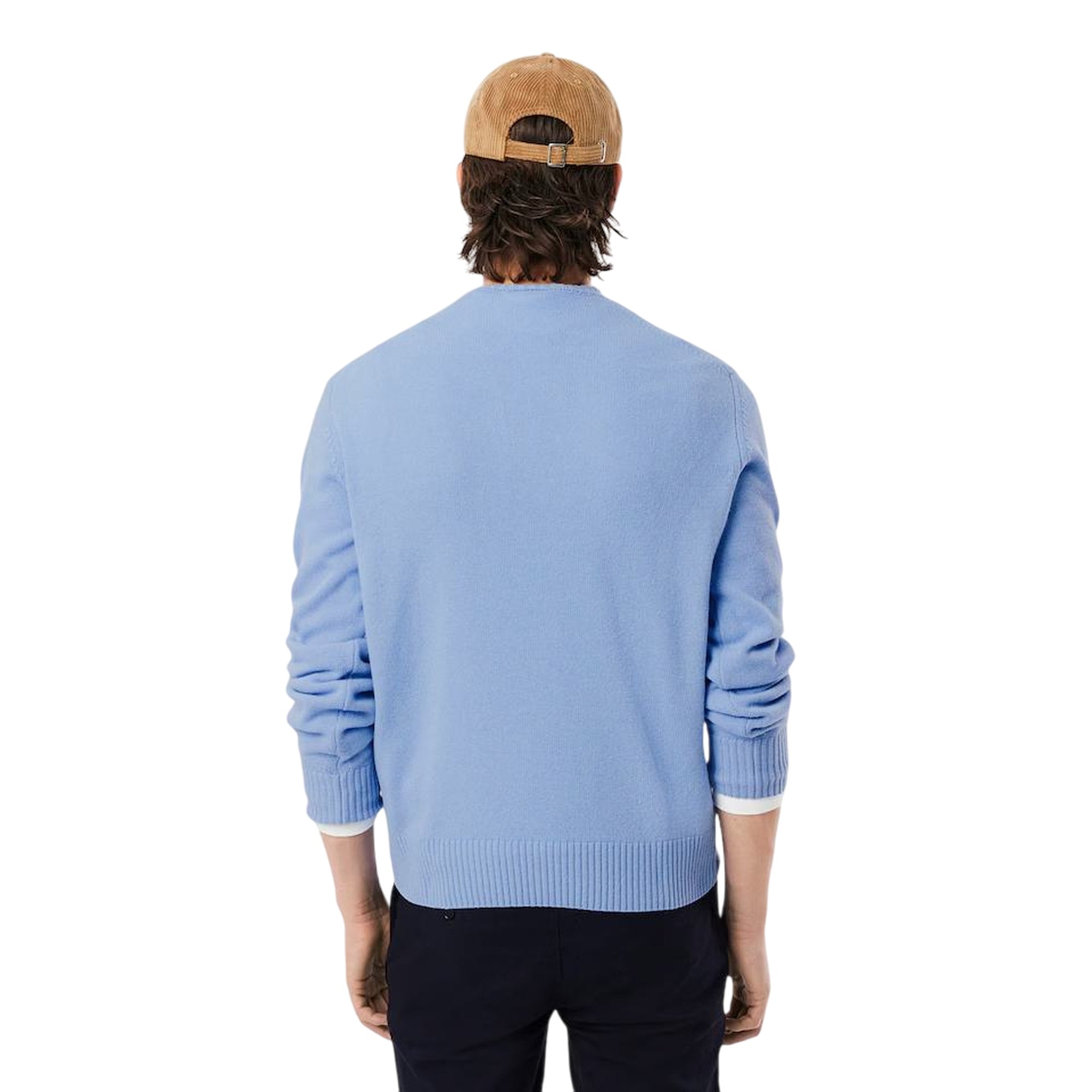 Maglione Uomo a girocollo Celeste