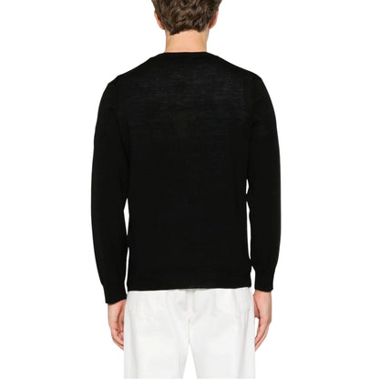 Pullover Uomo in lana, dal design classico, con scollatura a V