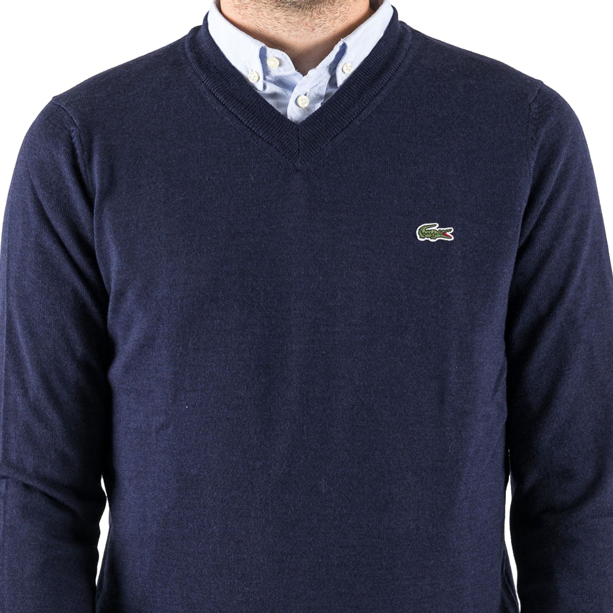 Maglia Uomo Verde in misto lana, dal design minimal