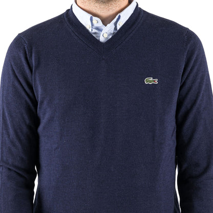Maglia Uomo Verde in misto lana, dal design minimal