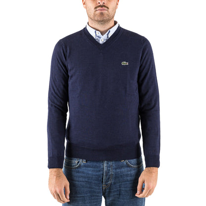 Maglia Uomo Verde in misto lana, dal design minimal