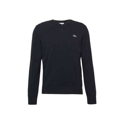 Pullover Uomo con scollo a V Nero