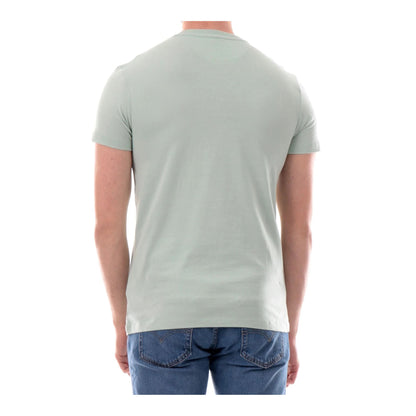 T-shirt Uomo Dunstan River, Verde Acqua a tinta unita, con maniche corte