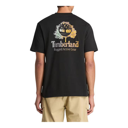 T-shirt Uomo, Rugged Active Gear Back Graphic, a girocollo