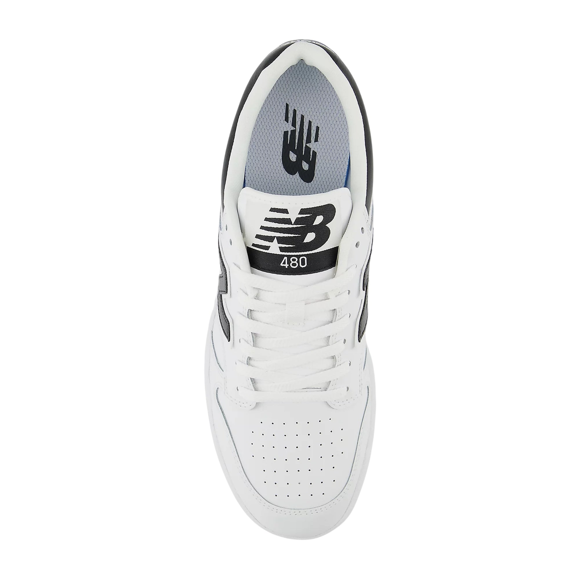 Sneakers Donna 480, che richiamano il basket, con tomaia in pelle