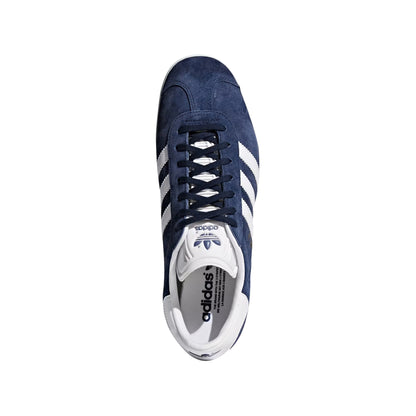Sneakers Uomo Gazelle con le iconiche 3 strisce bianche ed una tomaia in suede