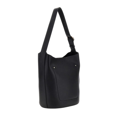 Borsa a secchiello Donna con pochette Nero retro