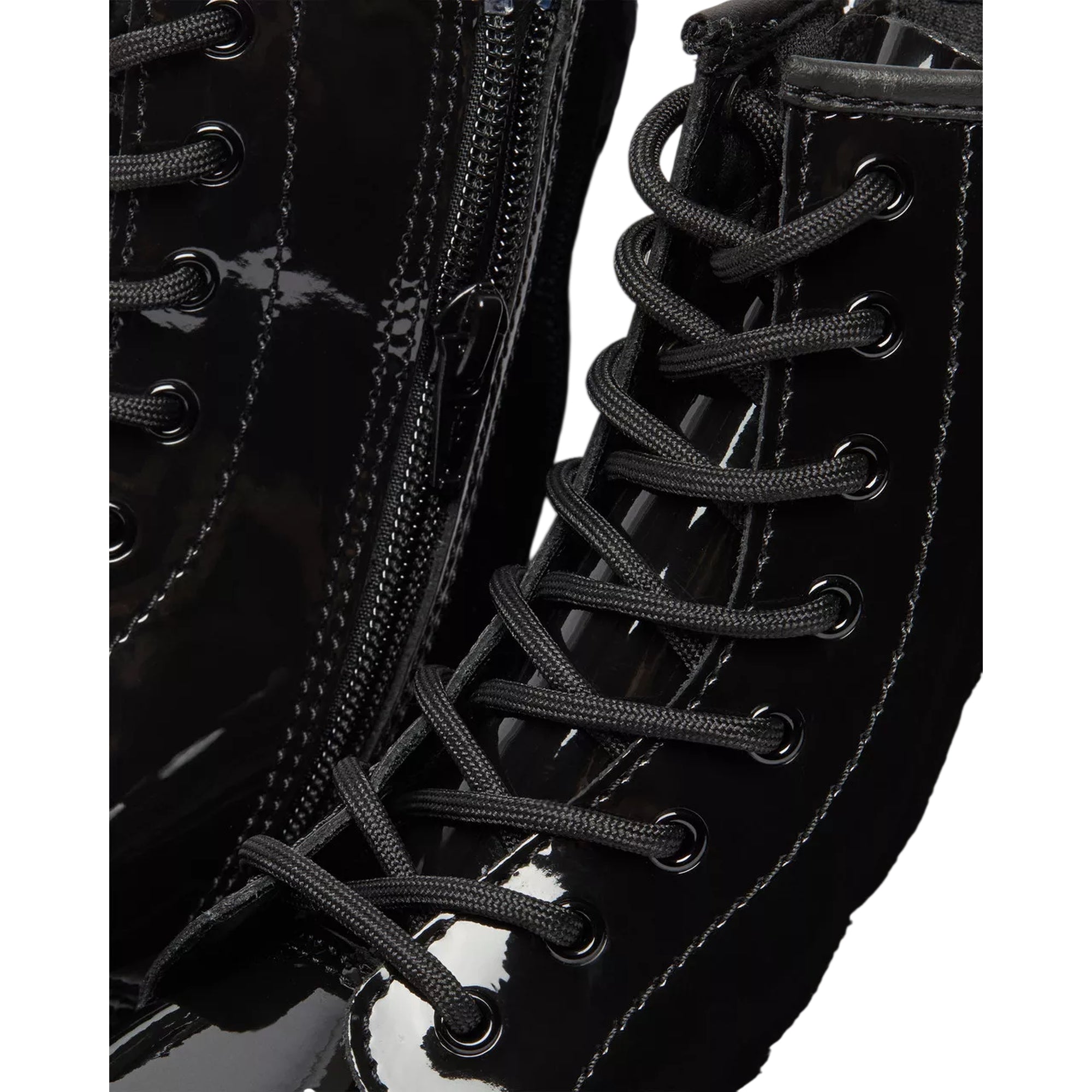 Stivaletto Bambina in pelle verniciata nera dettaglio