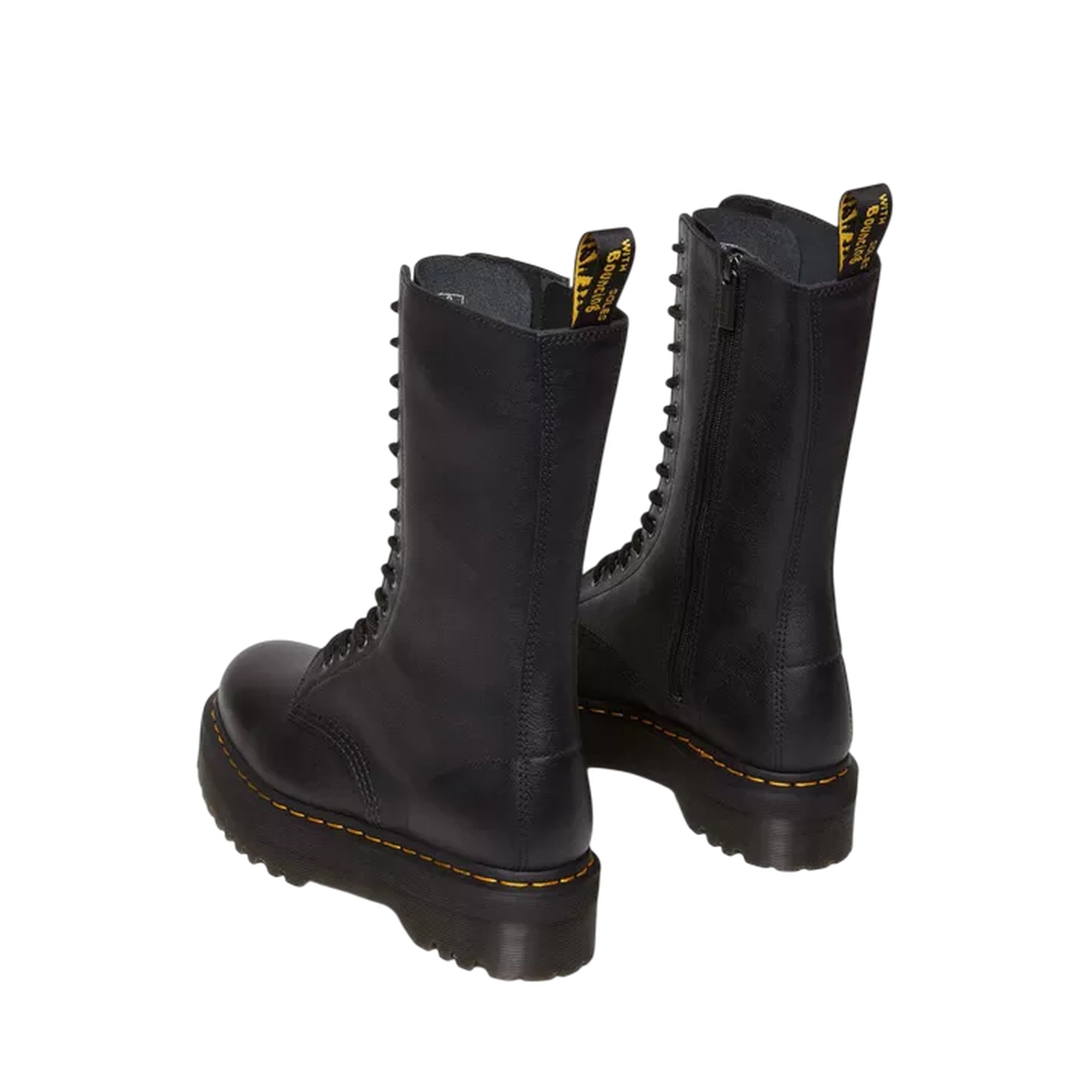 Stivale Donna, modello 1B99 Quad, con zip interna e suola platform