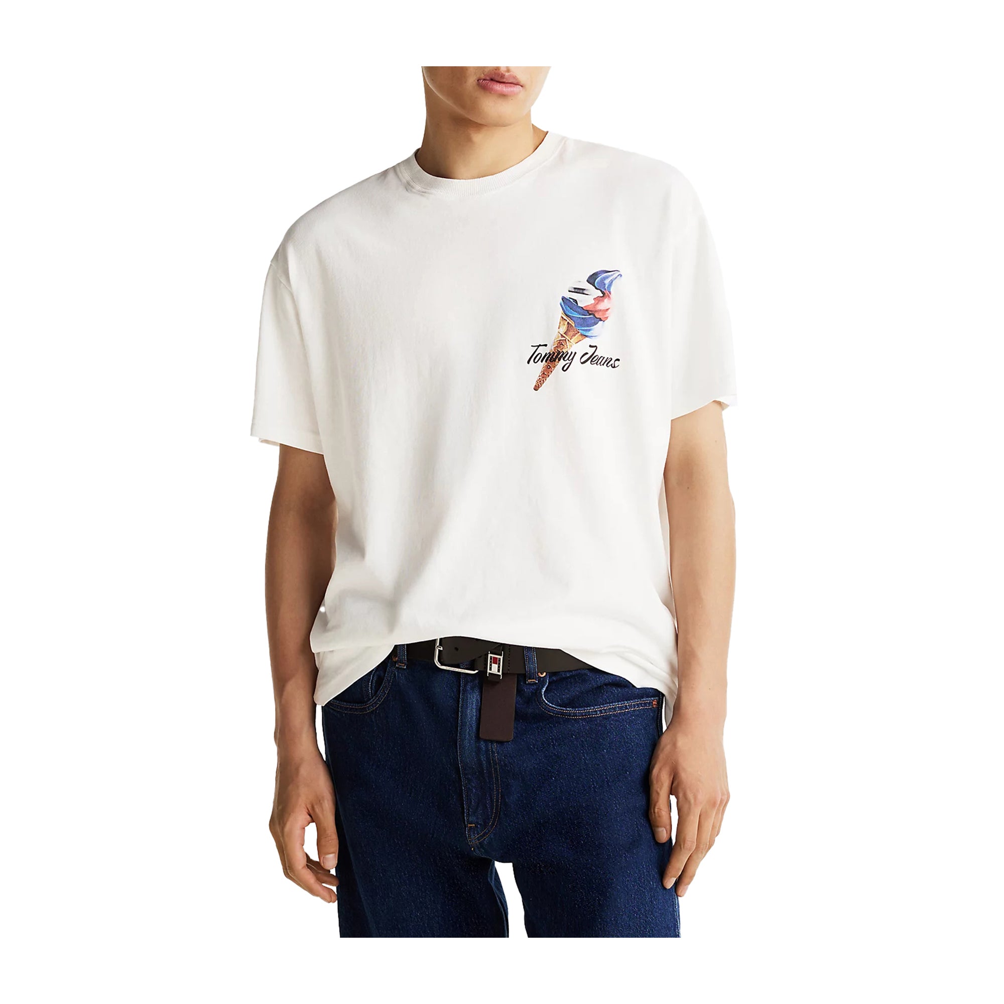 T-shirt Uomo Tommy Hilfiger Relaxed Maxi Stampa