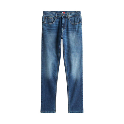 Jeans Uomo Scanton con logo ricamato, dal fit slim