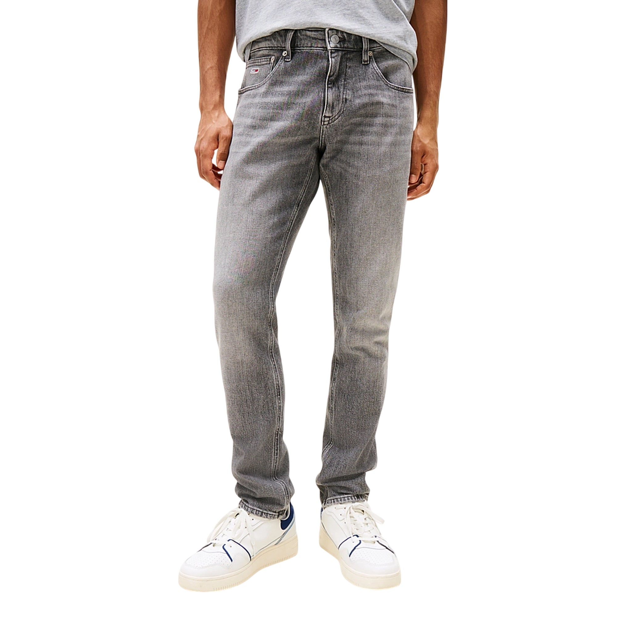 Jeans Uomo Scanton cinque tasche, Grigio