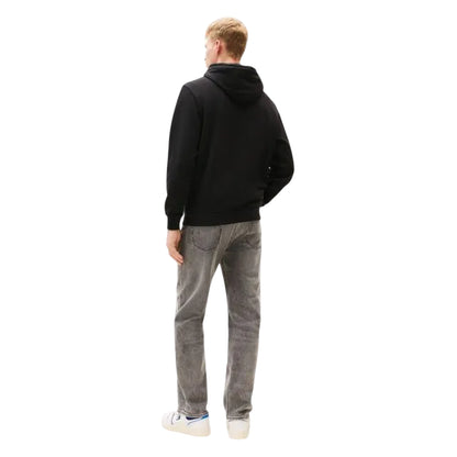 Felpa Uomo con tasca a marsupio, cappuccio e logo vintage