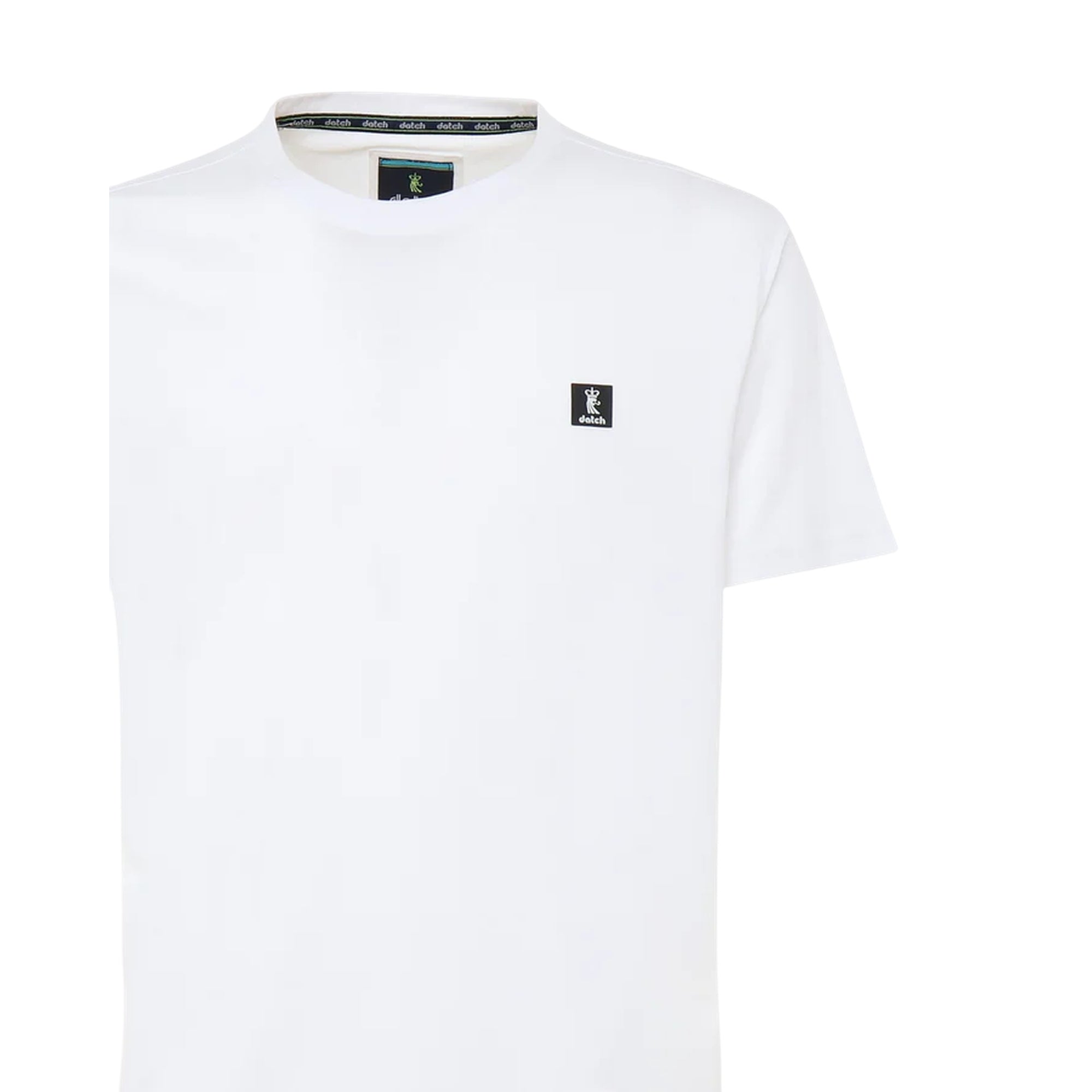 T-shirt Uomo Bianca in cotone, con micrologo sul petto