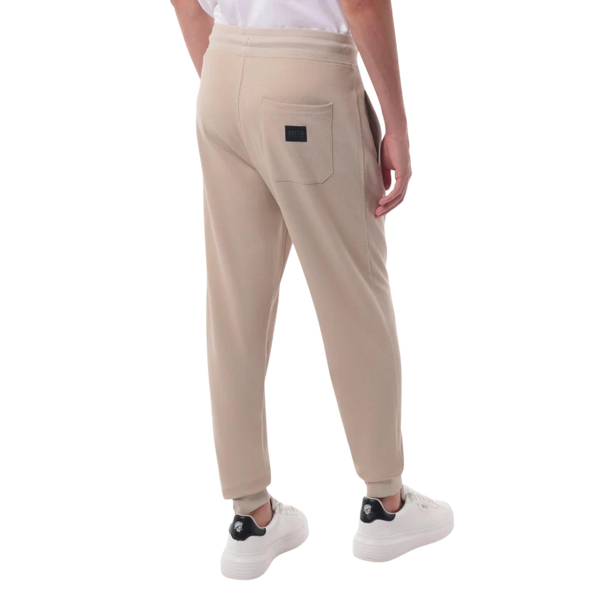 Pantalone Uomo Jogger, con coulisse e tasca posteriore applicata