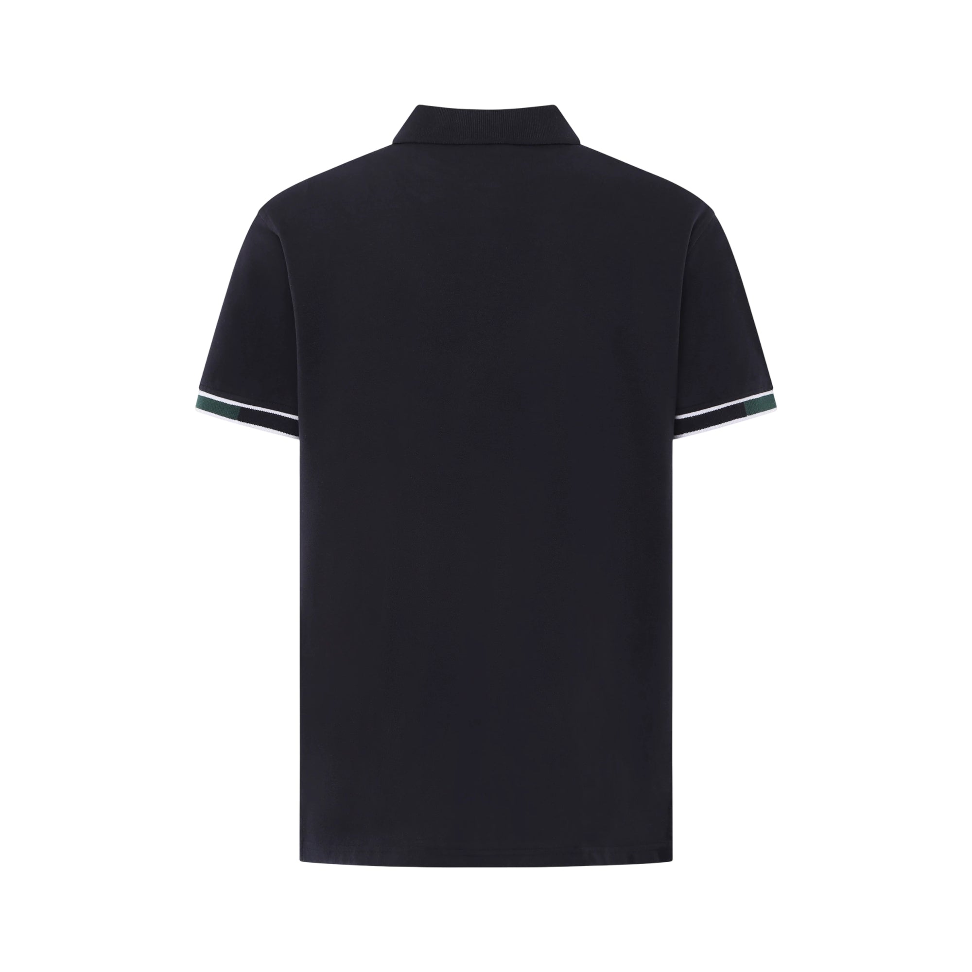 Polo Uomo Essential Micrologo Blu, con una scollatura due bottoni