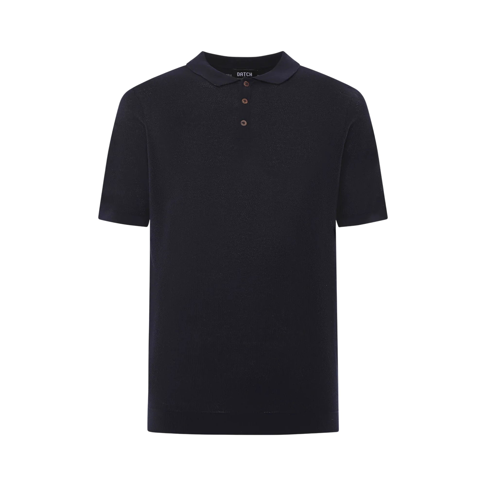 Polo Uomo Knit Classic Blu, in maglia di cotone a tinta unita 
