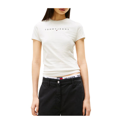 T-shirt Donna Tommy Hilfiger Slim Fit Girocollo