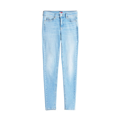 Jeans Donna modello Nora, lavaggio chiaro, con cinque tasche