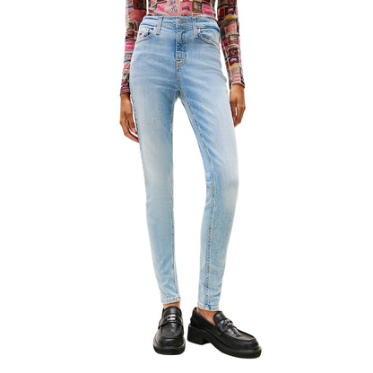 Jeans Donna modello Nora, lavaggio chiaro, con cinque tasche