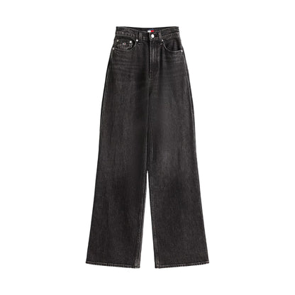 Jeans Donna Claire a gamba larga, con cinque tasche