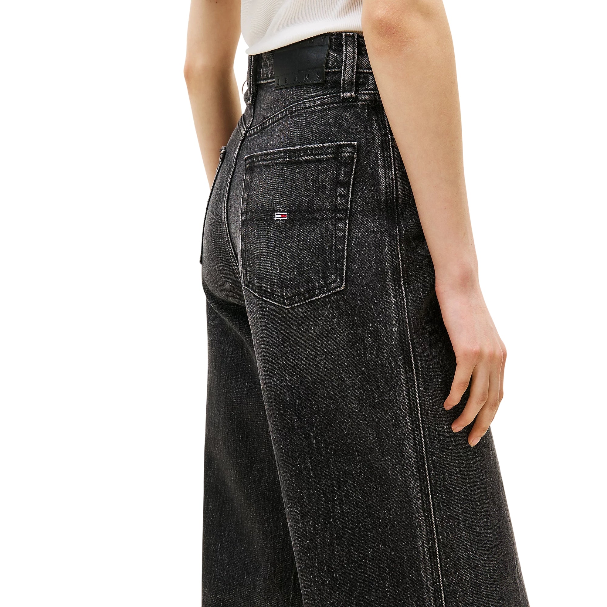 Jeans Donna Claire a gamba larga, con cinque tasche