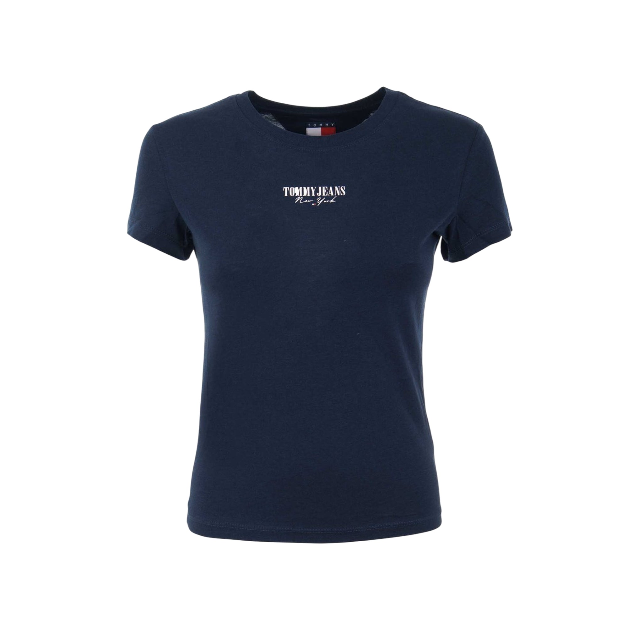 Acquista subito la T-shirt Donna, in misto cotone elasticizzato, maniche corte e scollatura a girocollo, firmata Tommy Hilfiger. Vieni a scoprire tutta la collezione su noisport.it
