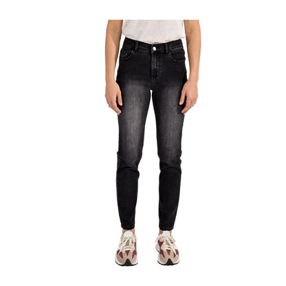 Jeans Donna Nero Molly Bracken Mom Fit