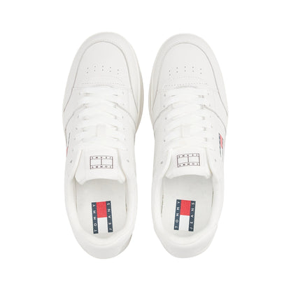 Sneakers Uomo Greenwich con tomaia in pelle e logo laterale a contrasto 