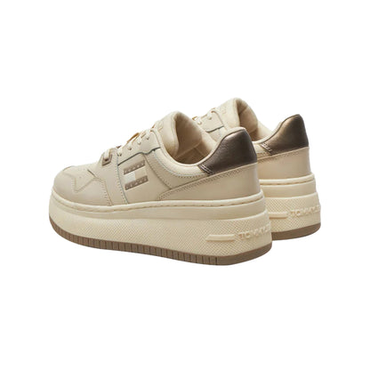 Sneakers Donna Retro Basket platform Beige