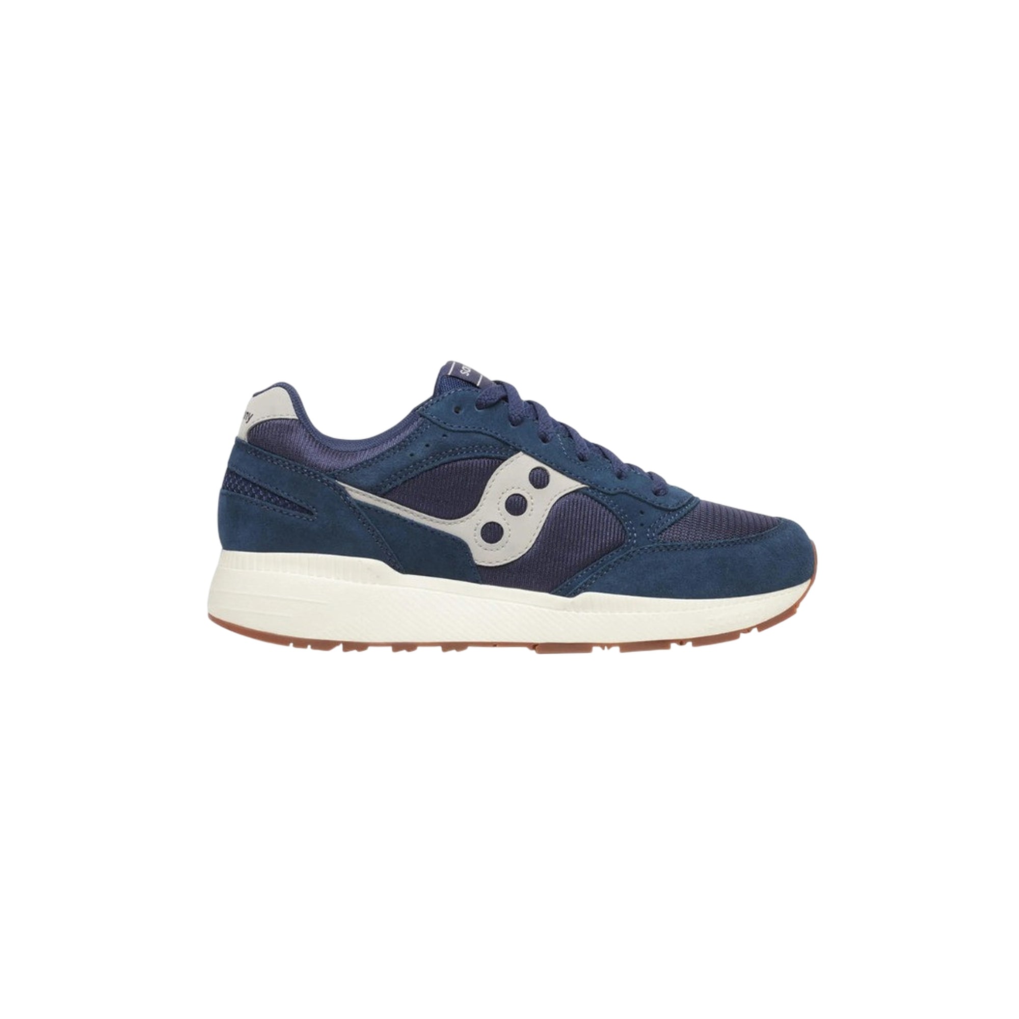 Sneakers Uomo Eclipse, con tomaia Blu scamosciata e logo a contrasto 