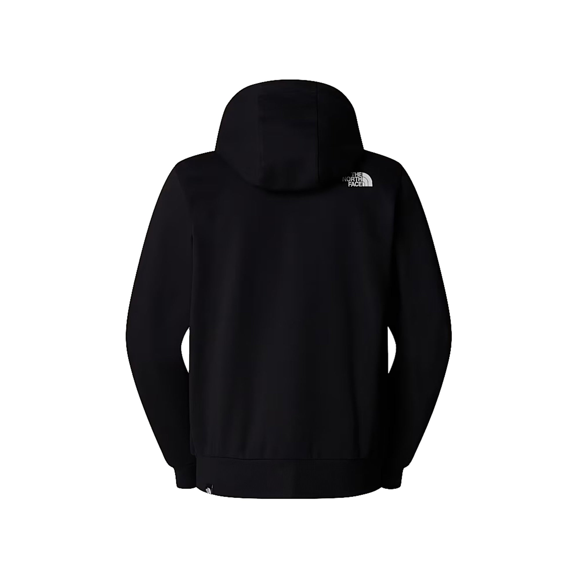 Felpa Uomo con cappuccio e zip integrale Simple Dome Nero