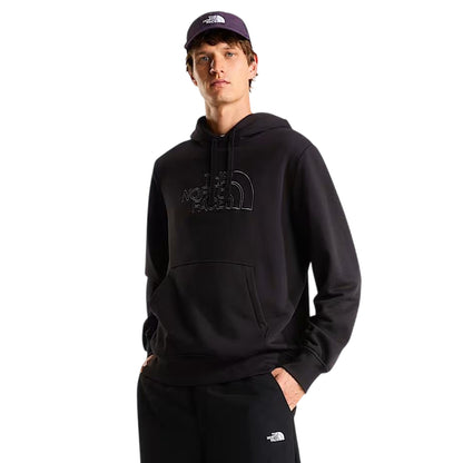 Felpa Uomo Drew Peak Light Nera con logo