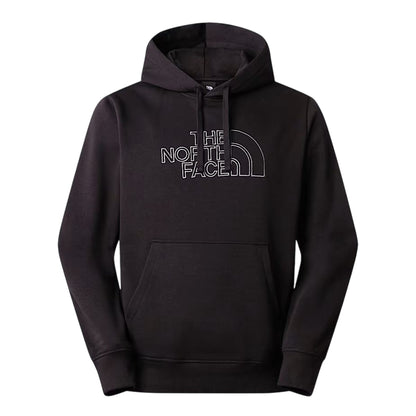 Felpa Uomo Drew Peak Light Nera con logo