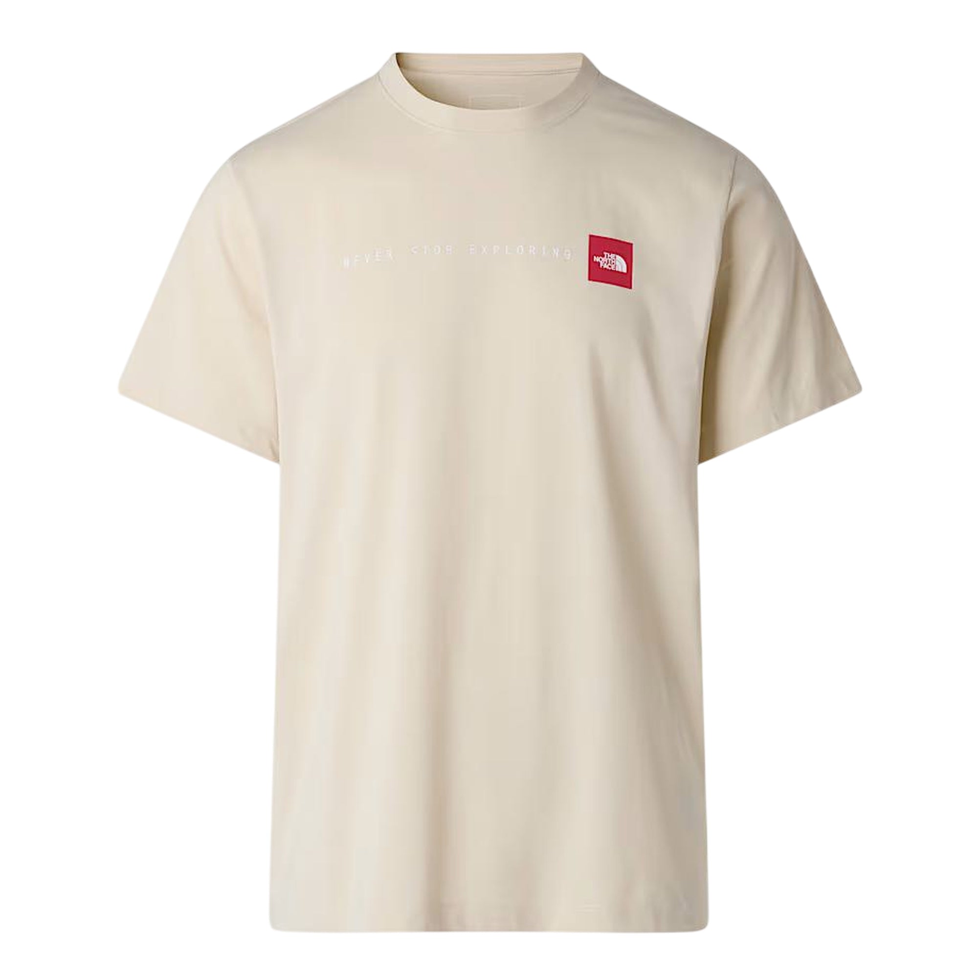 T-shirt Uomo Never Stop Exploring Beige