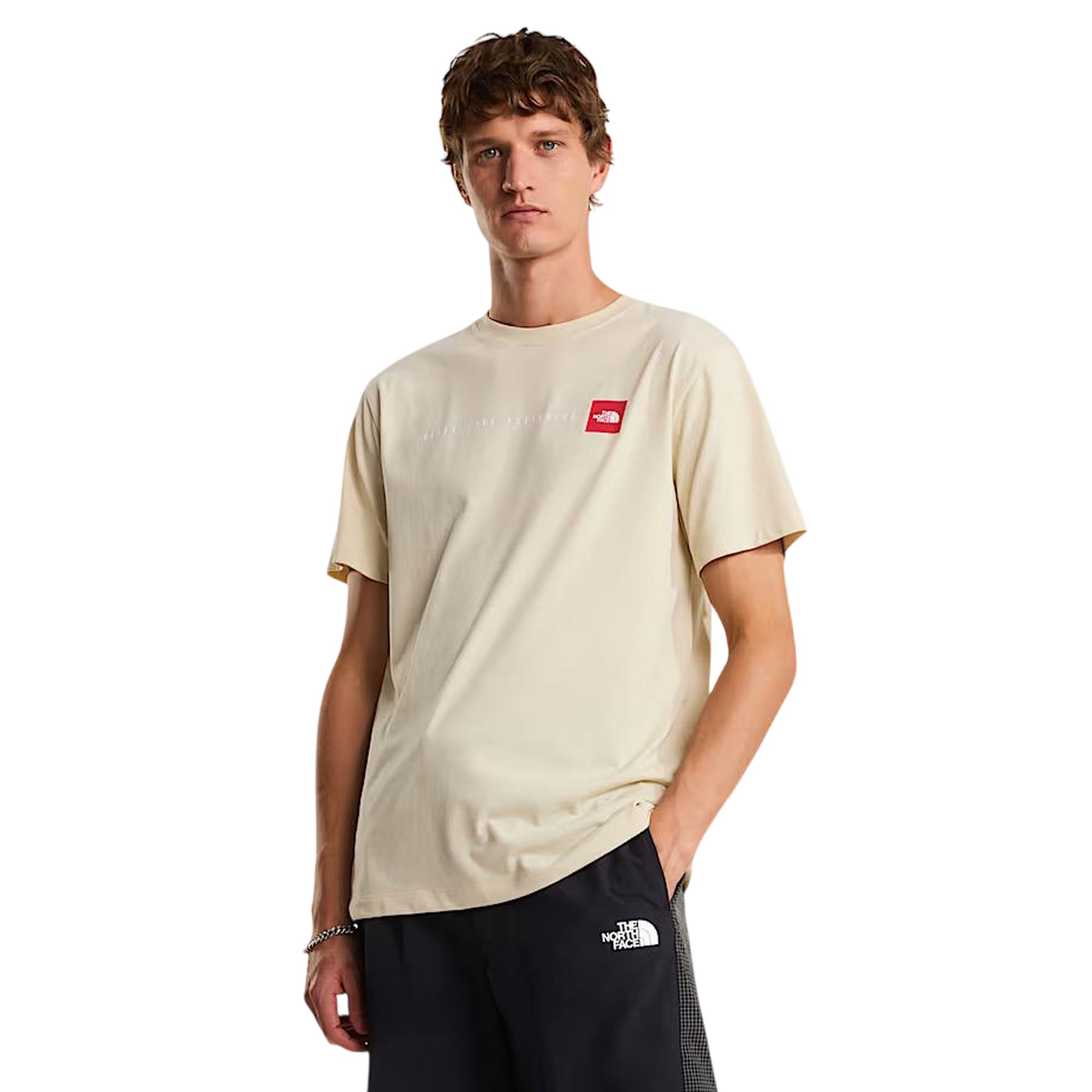 T-shirt Uomo Never Stop Exploring Beige