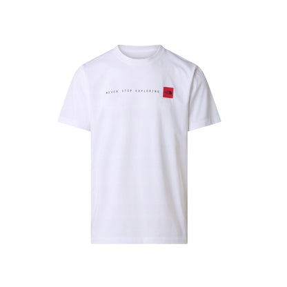 T-shirt Uomo Never Stop Exploring Bianca