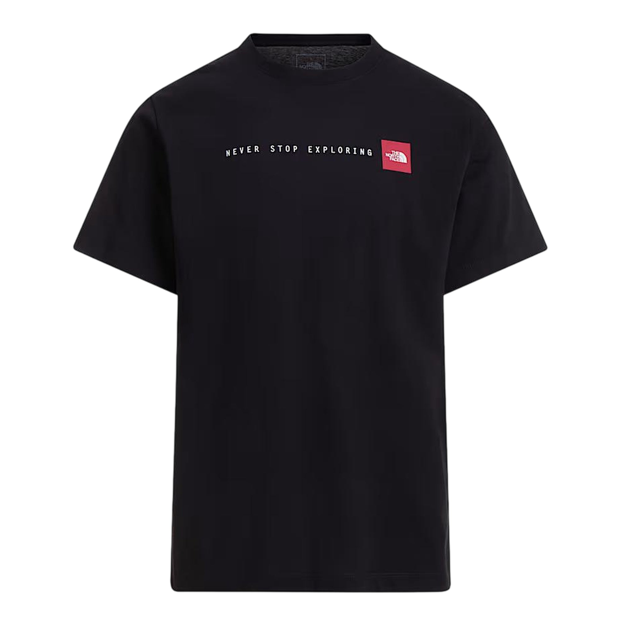 T-shirt Uomo Never Stop Exploring Nera