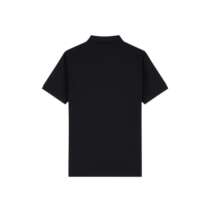 Polo Uomo Nera, elasticizzata con zip e logo scudo