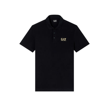 Polo Uomo Slim Logo Core Identity Nera