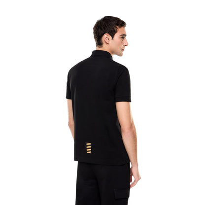 Polo Uomo Slim Logo Core Identity Nera