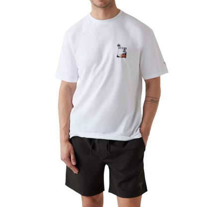 T-shirt Uomo over, con maxi stampa posteriore e scollatura girocollo