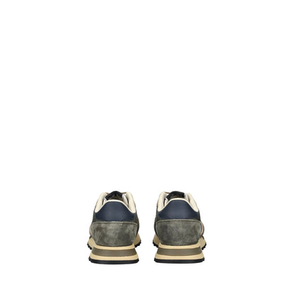 Sneakers Uomo Ryder Verde, con tomaia in pelle e tessuto