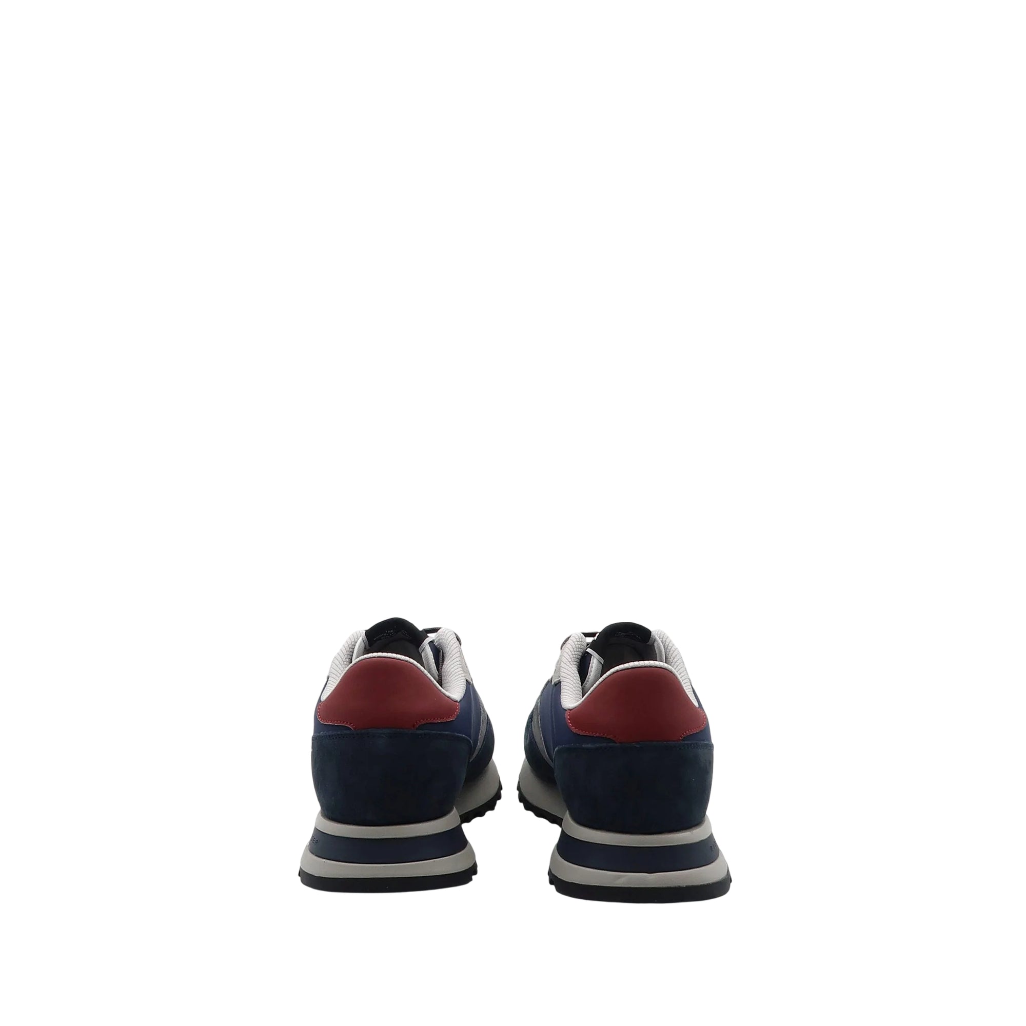 Sneakers Uomo Ryder Blu, con tomaia in pelle e tessuto