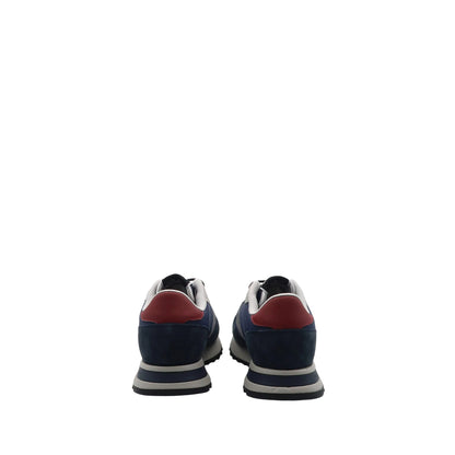 Sneakers Uomo Ryder Blu, con tomaia in pelle e tessuto