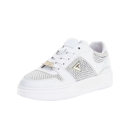 Guess Sneakers Donna Naresa Bianco con strass