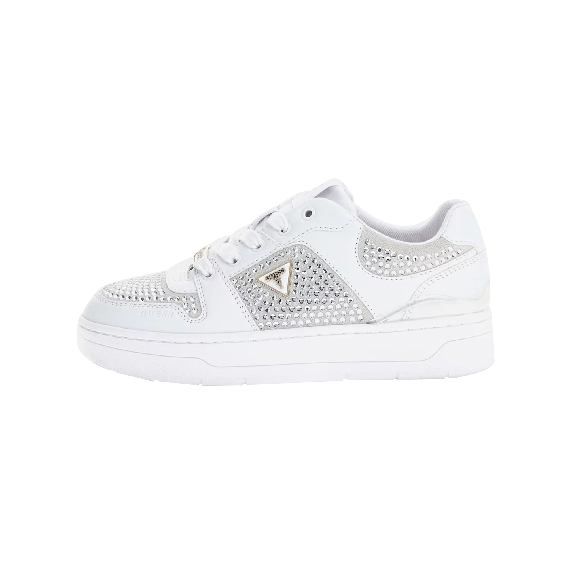 Guess Sneakers Donna Naresa Bianco con strass